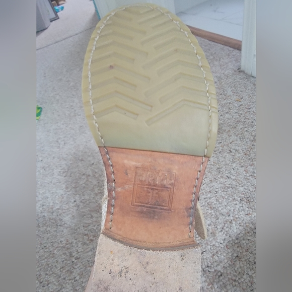 FRYE Leather Leather Trim Embellishment Moto Boots - Picture 4 of 6